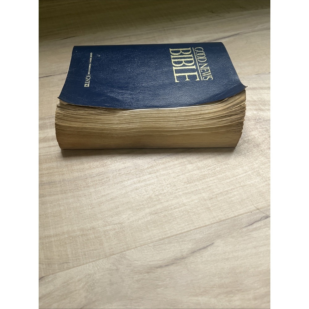 Large Print GOOD NEWS BIBLE 1992 VG American Bible Society - Picture 7 of 8